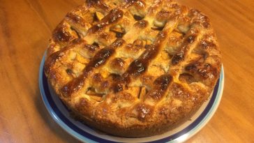 Tarta de manzanas al estilo holandés
